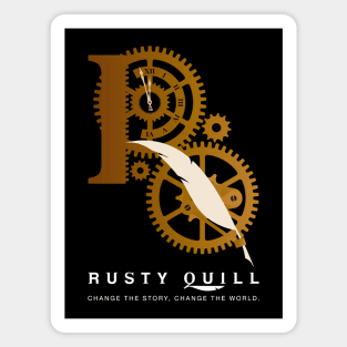 Rusty Quill New Logo #1 (Dark) Magnet